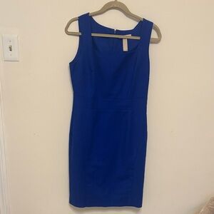 Banana Republic Royal Blue Mini Dress size 4 business casual cocktail night look